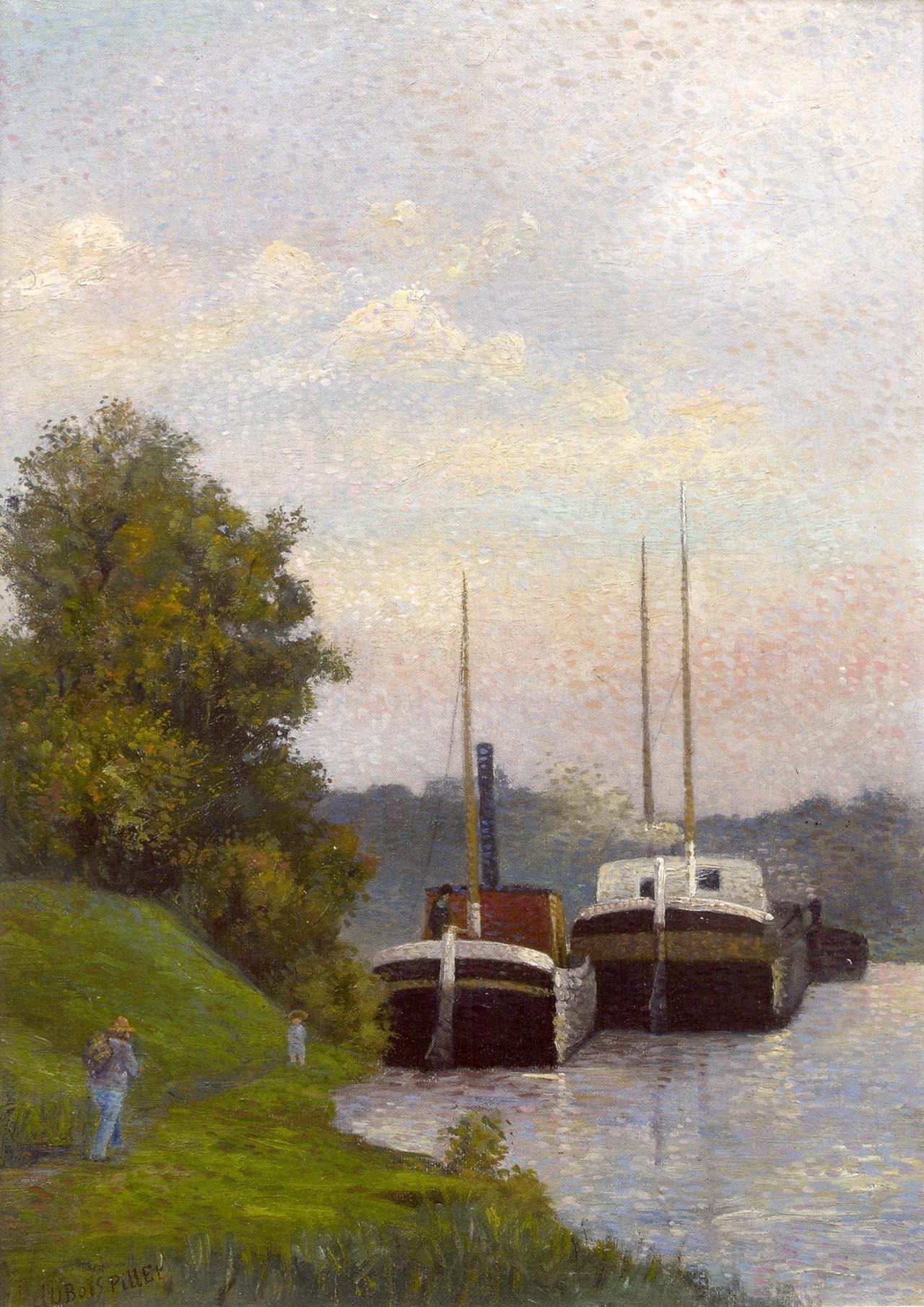 Chalands sur la Seine (Barges on the Seine)